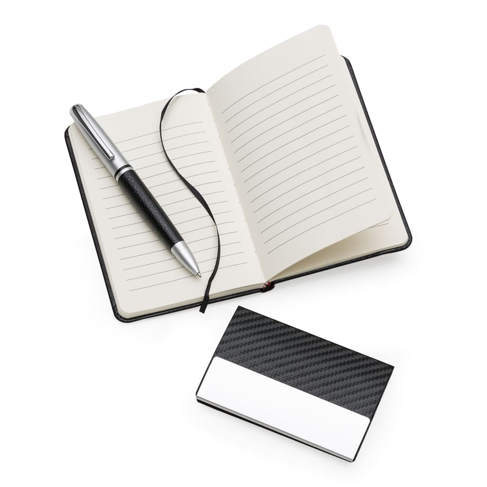 KIT CANETA E CADERNETA TIPO MOLESKINE SPX-10998-PRE NA COR PRETO - Imagem 8