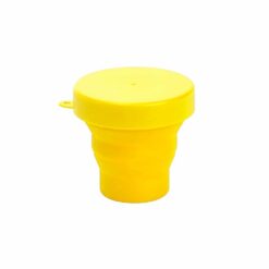 COPO RETRÁTIL DE SILICONE 150ML SPX-18636-AMA NA COR AMARELO