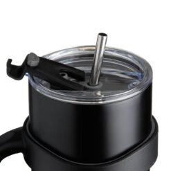 Alternative view of CANECA TÉRMICA INOX 800ML SPX-09097-PRE NA COR PRETO
