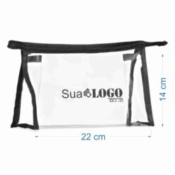 Alternative view of NECESSAIRE PLÁSTICA SPX-02092-PRE/TRA NA COR PRETO