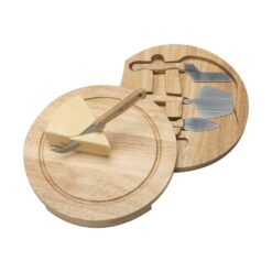 Alternative view of KIT QUEIJO C/ 5 PEÇAS  SPX-08542-MAD NA COR MADEIRA