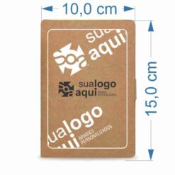 Alternative view of BLOCO DE ANOTAÇÕES C/ AUTO-ADESIVO SPX-11911S-KRA NA COR KRAFT