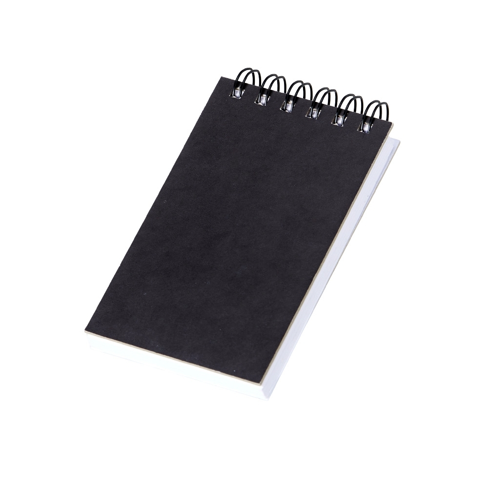 BLOCO DE ANOTAÇÕES EM KRAFT SPX-14836-PRE NA COR PRETO