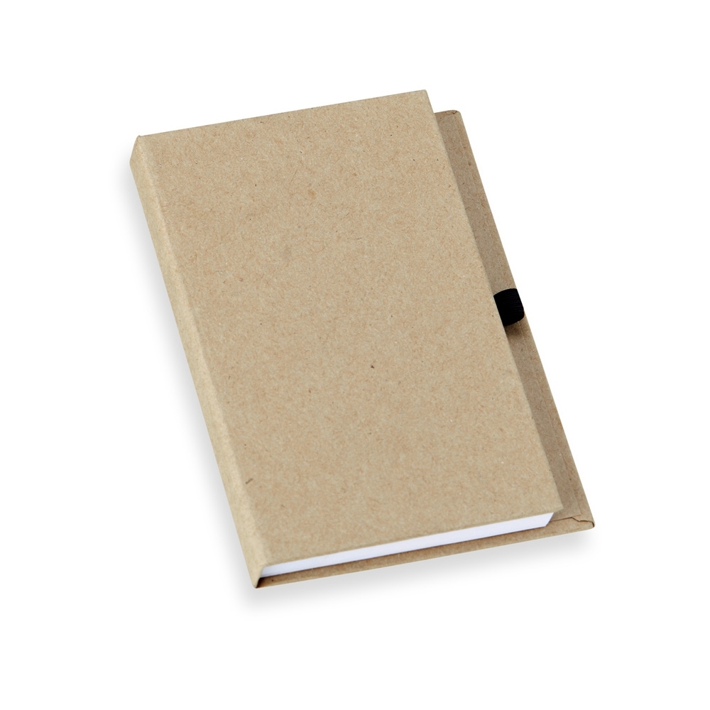 BLOCO DE ANOTAÇÕES EM KRAFT COM PORTA CANETA SPX-14835-KRA NA COR KRAFT