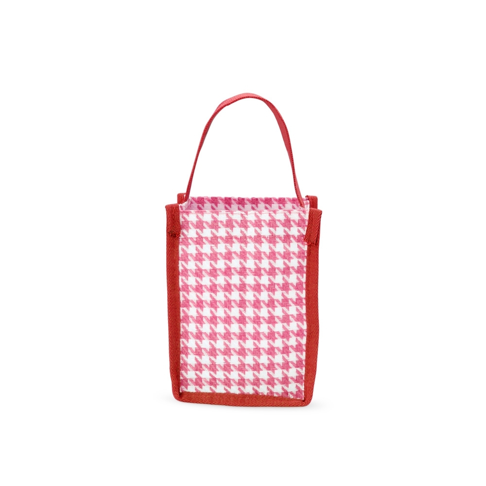 SACOLA COMPACTA DE POLIÉSTER SPX-P@08076-VM NA COR VERMELHO