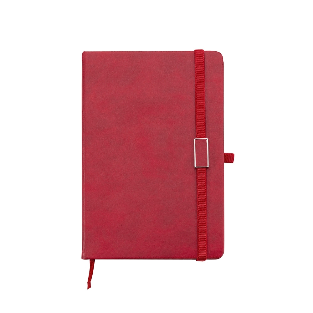 CADERNETA EMBORRACHADA SPX-03002B-VM NA COR VERMELHO