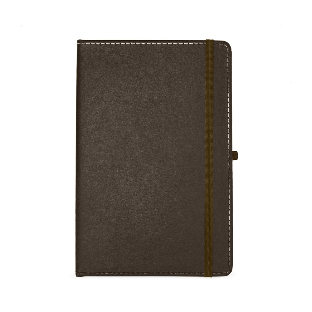 CADERNETA EM COURO SINTÉTICO SPX-14885-MAR NA COR MARROM
