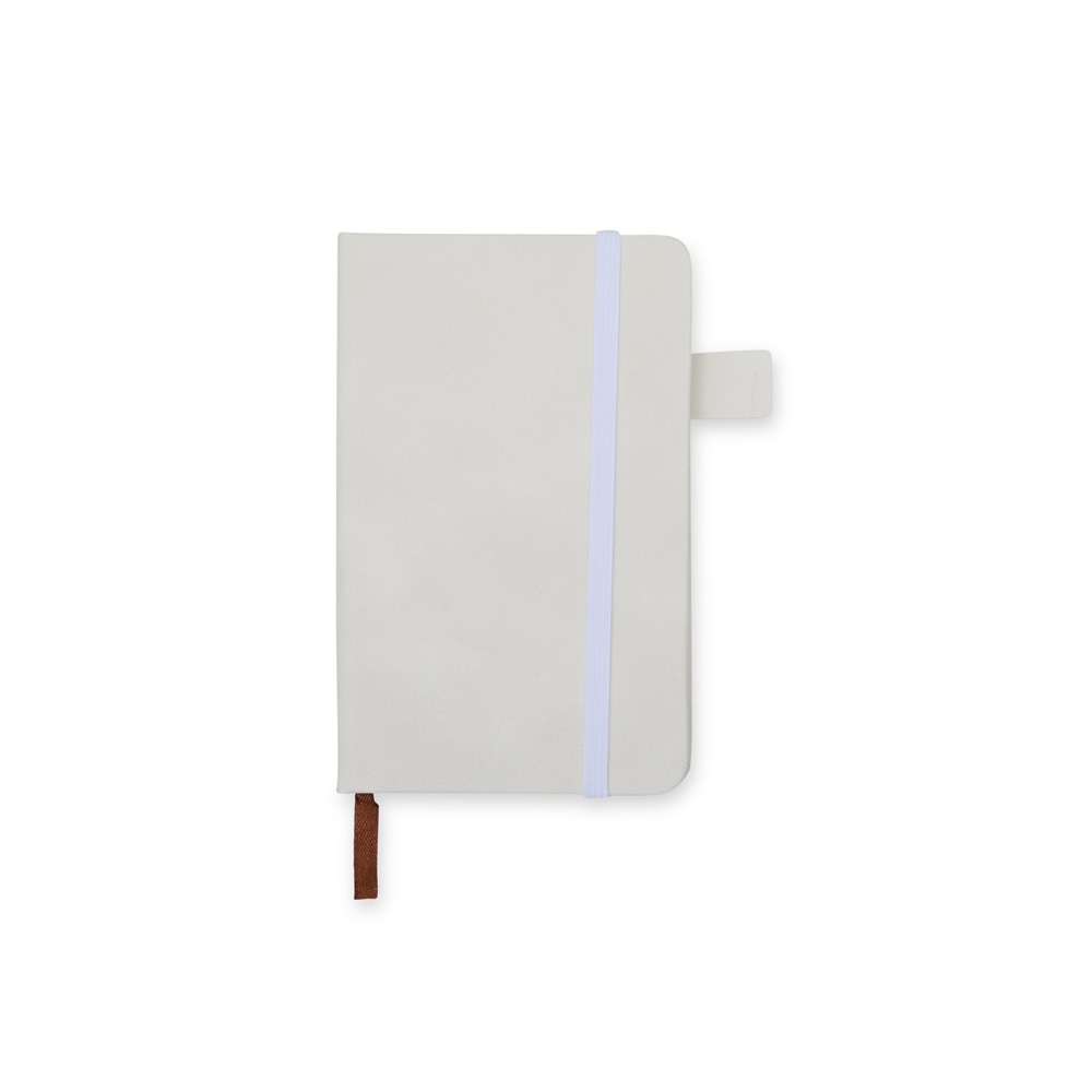 CADERNETA EM PU SPX-09000-BCO NA COR BRANCO