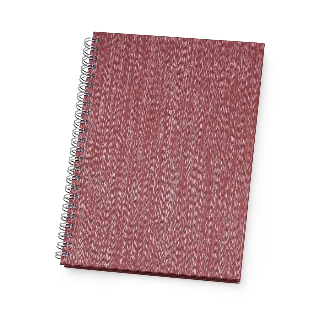 CADERNO DE NEGÓCIOS PEQUENO  SPX-13928-VM NA COR VERMELHO
