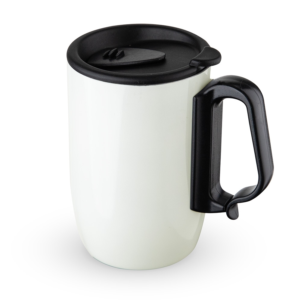 CANECA INOX PAREDE DUPLA 350ML SPX-18624-BCO NA COR BRANCO