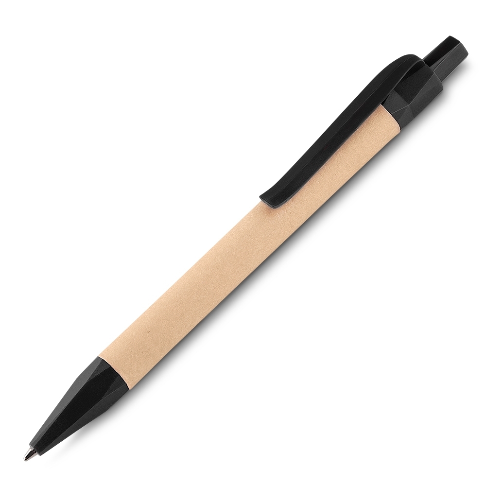 CANETA CORPO RECICLADO SPX-14674-PRE/PRE NA COR PRETO