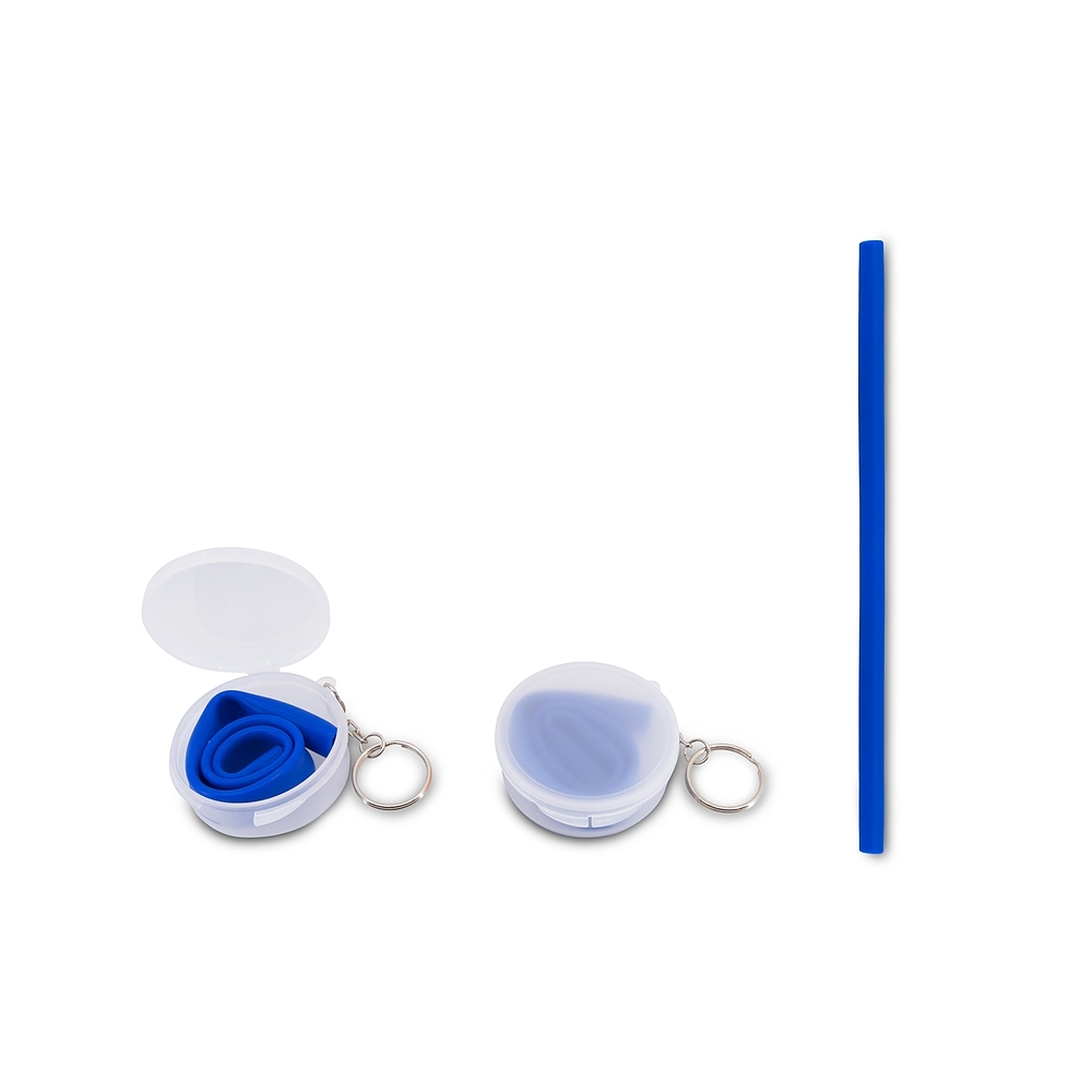 CANUDO EM SILICONE NO ESTOJO SPX-14342-AZU NA COR AZUL