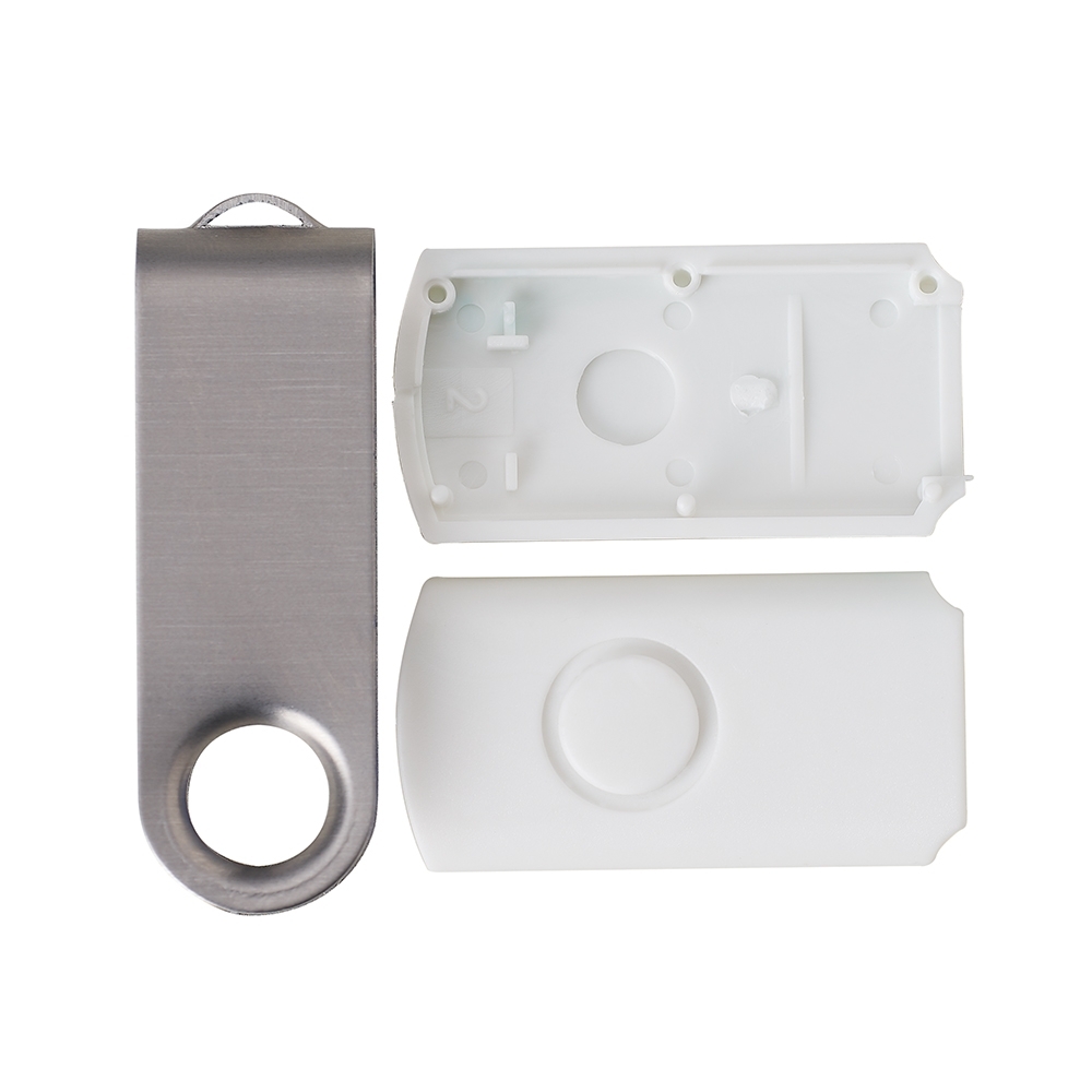 CARCAÇA P/ MEMORIA GIRATORIO ESCOVADA SPX-13960ES-BCO NA COR BRANCO