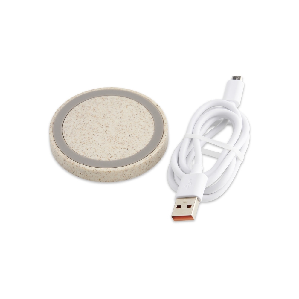 CARREGADOR VIA INDUÇÃO SPX-14808-BEG NA COR BEGE