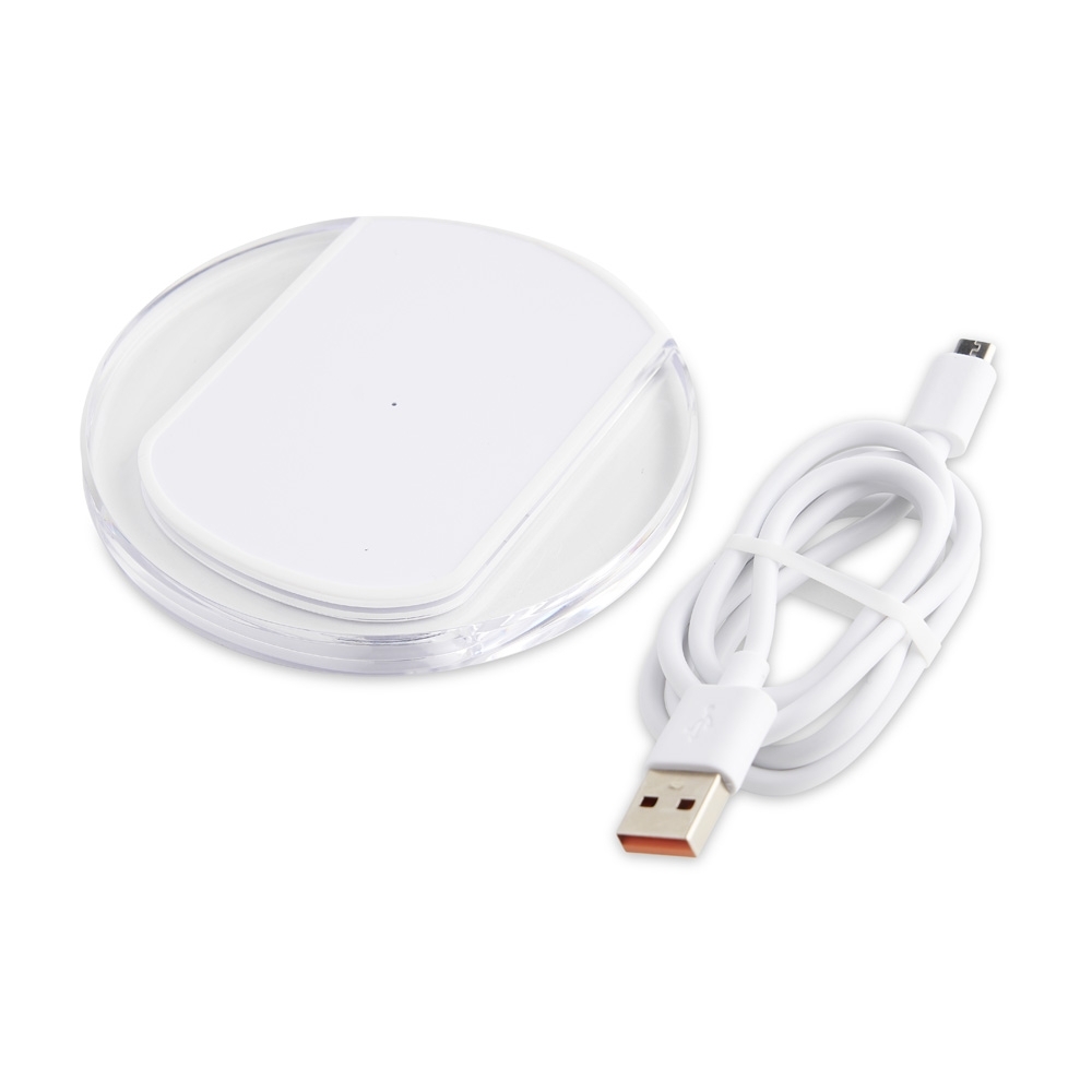 CARREGADOR VIA INDUÇÃO SPX-14809-BCO NA COR BRANCO