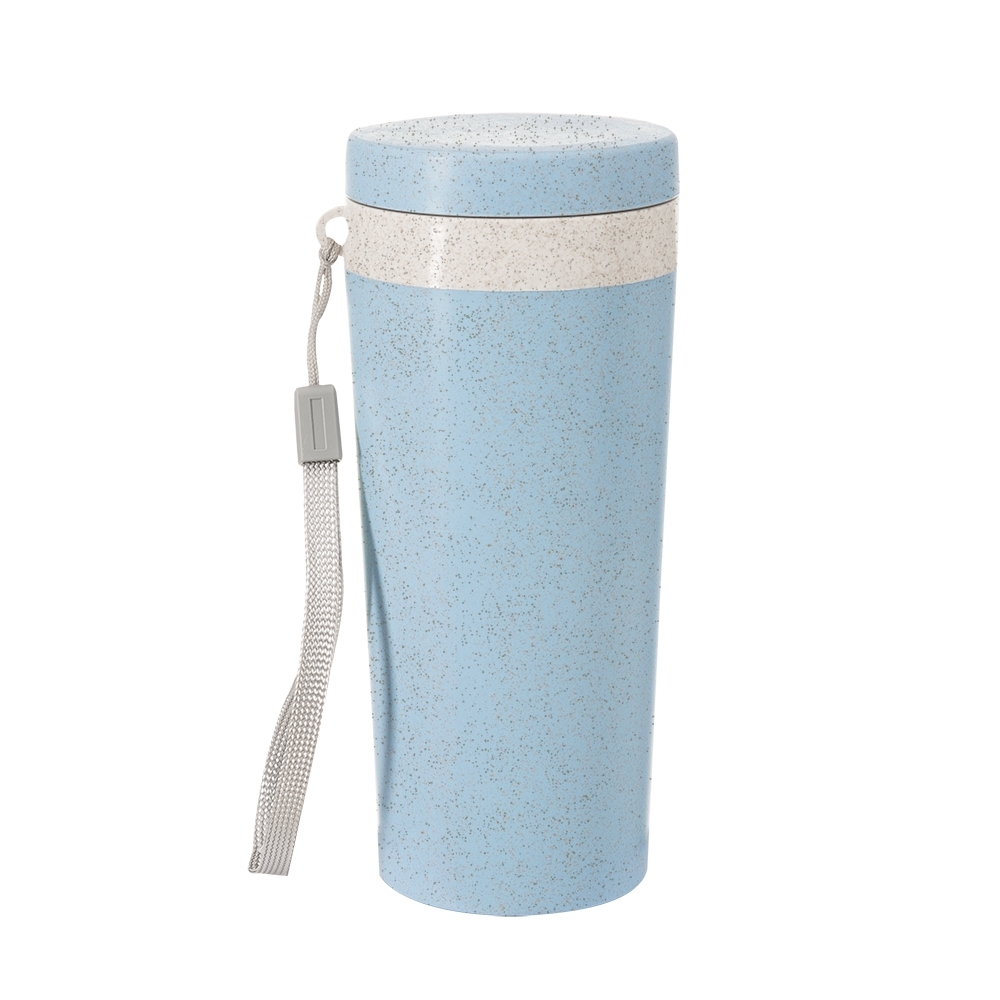 COPO FIBRA DE BAMBU 350ML SPX-03006B-AZU NA COR AZUL