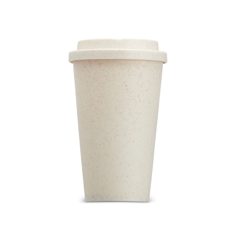 COPO FIBRA DE BAMBU 450ML SPX-18740-BEG NA COR BEGE
