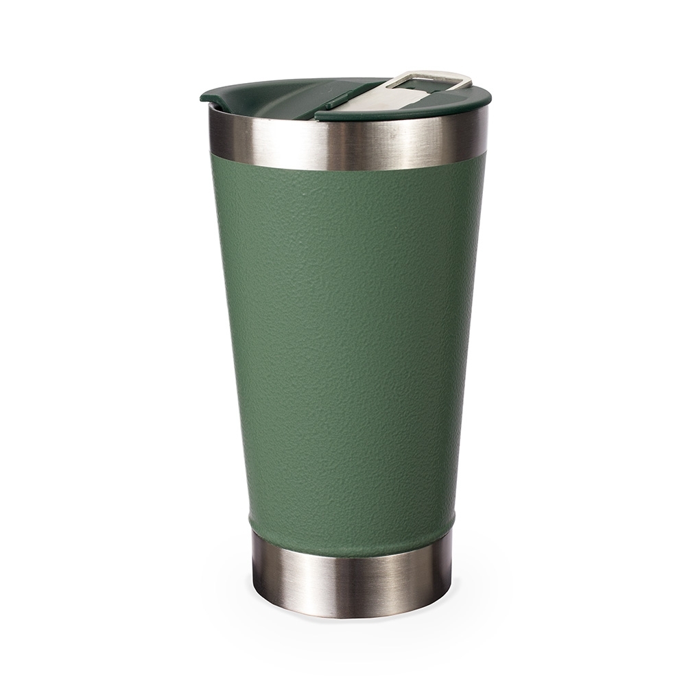 COPO TÉRMICO 500ML COM ABRIDOR SPX-18645T-VD NA COR VERDE