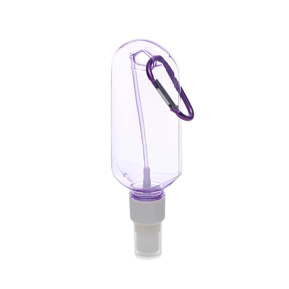 FRASCO SPRAY 100 ML C/ MOSQUETÃO  SPX-P@18632-ROX/ROX NA COR ROXO