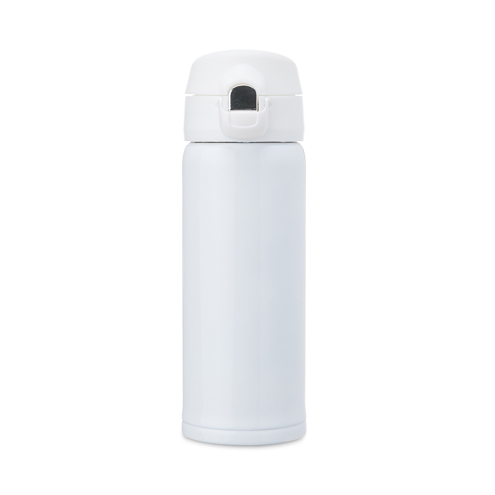 GARRAFA TÉRMICA INOX 400ML SPX-18715-BCO NA COR BRANCO