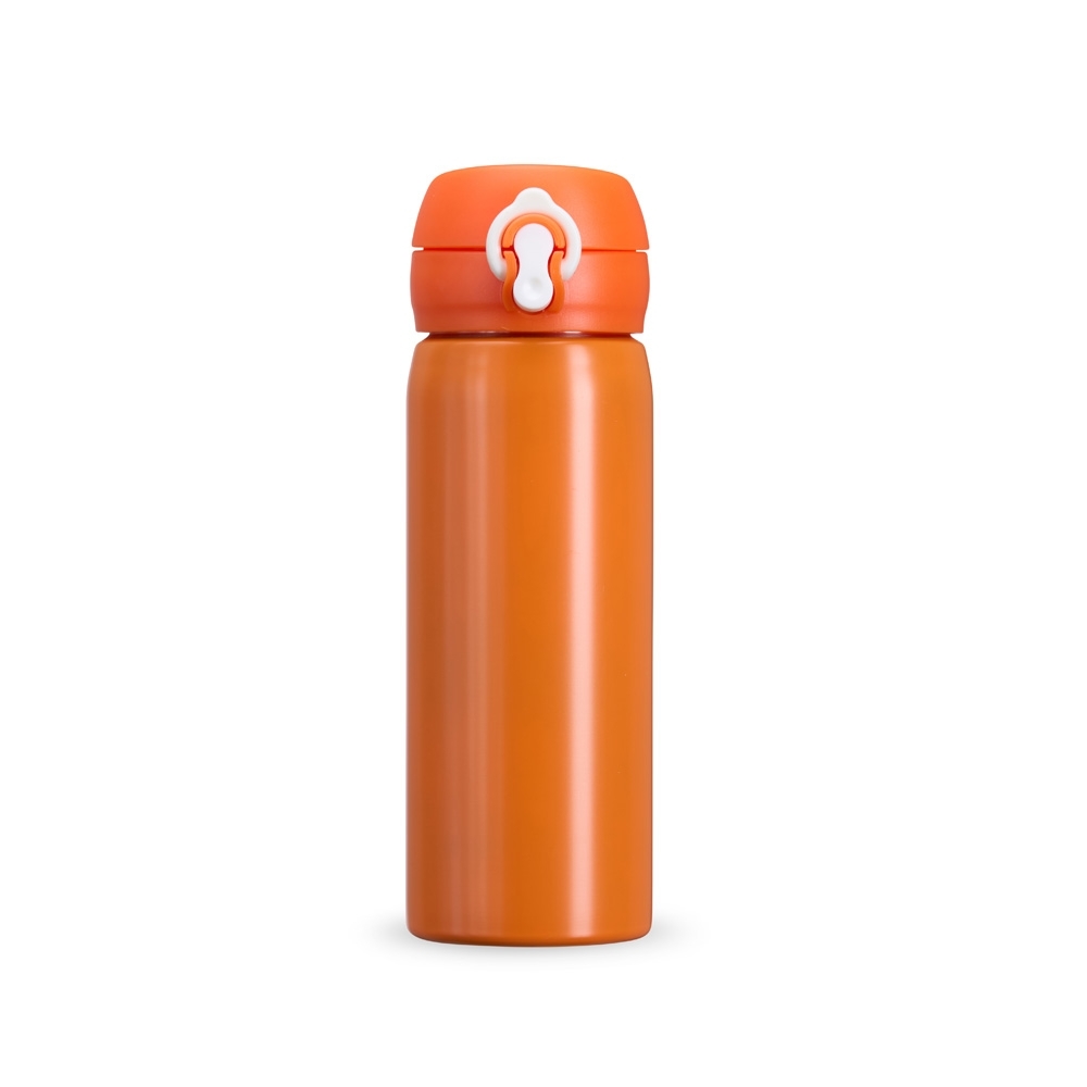 GARRAFA INOX 500ML SPX-18783F-LAR NA COR LARANJA