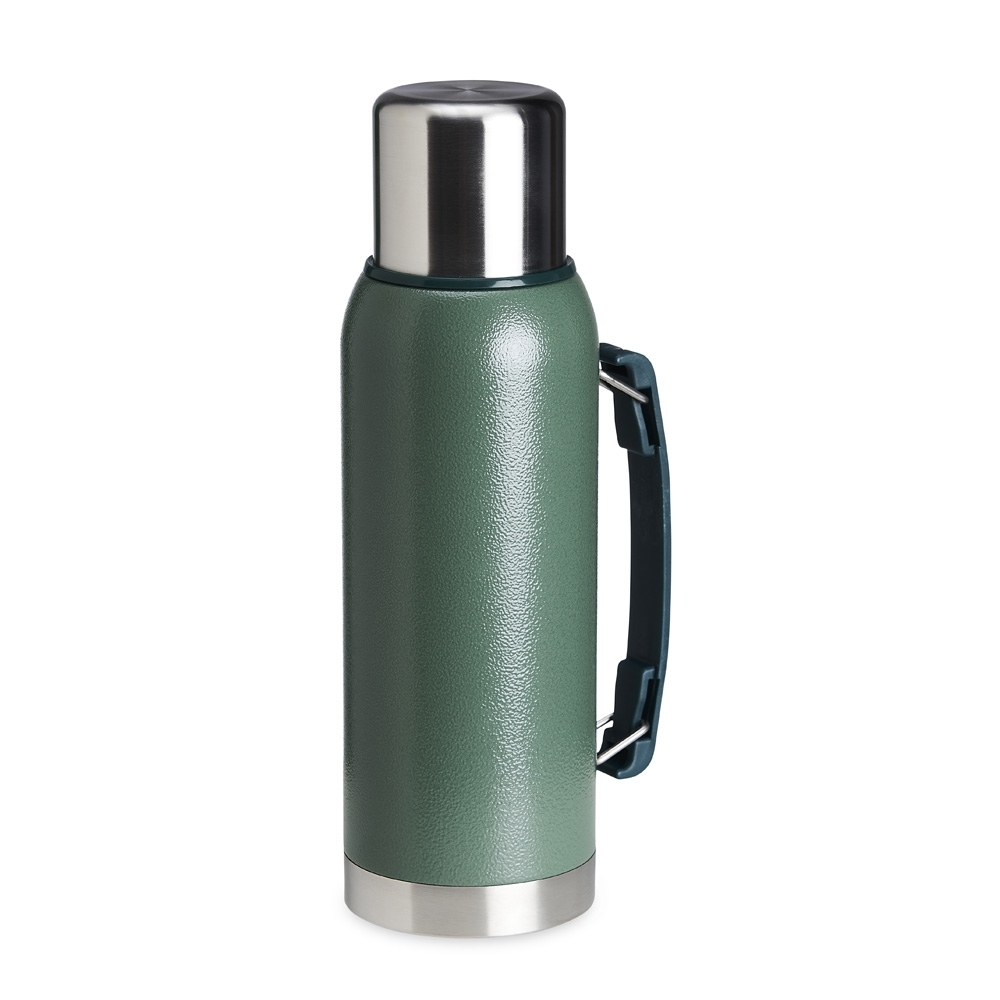 GARRAFA TÉRMICA 1 LITRO *TEXTURA SPX-18678T-VD NA COR VERDE