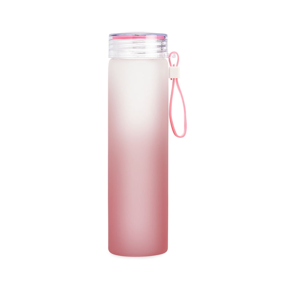 GARRAFA DE VIDRO 470ML SPX-08765-ROS NA COR ROSA