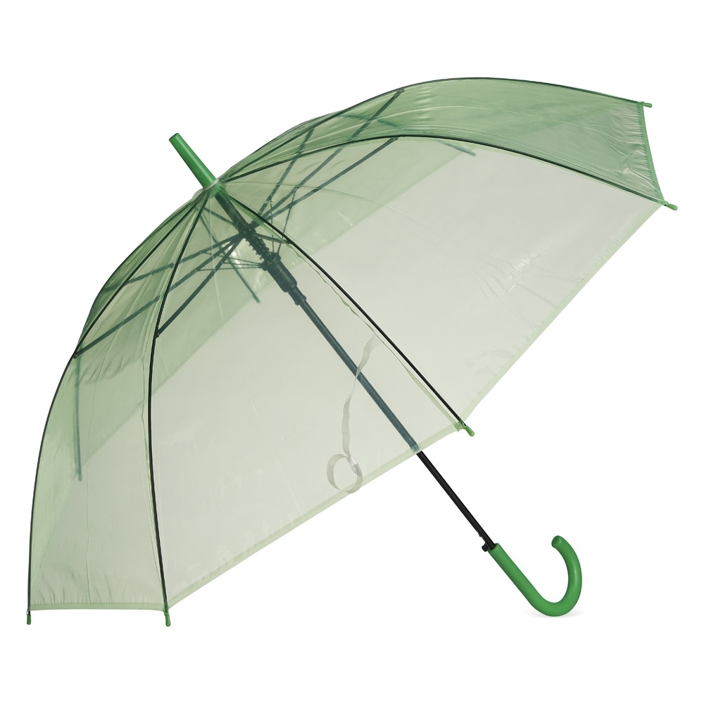 GUARDA-CHUVA TRANSPARENTE SPX-18680-VD NA COR VERDE