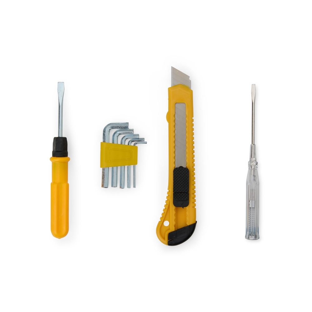 KIT FERRAMENTAS 4 PEÇAS SPX-08402-AMA NA COR AMARELO