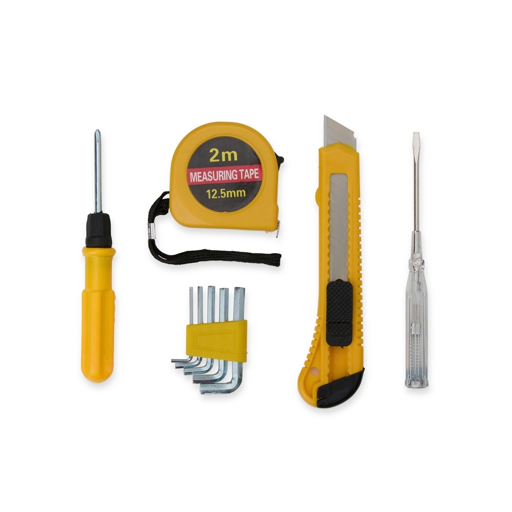 KIT FERRAMENTAS 5 PEÇAS SPX-08403-AMA NA COR AMARELO