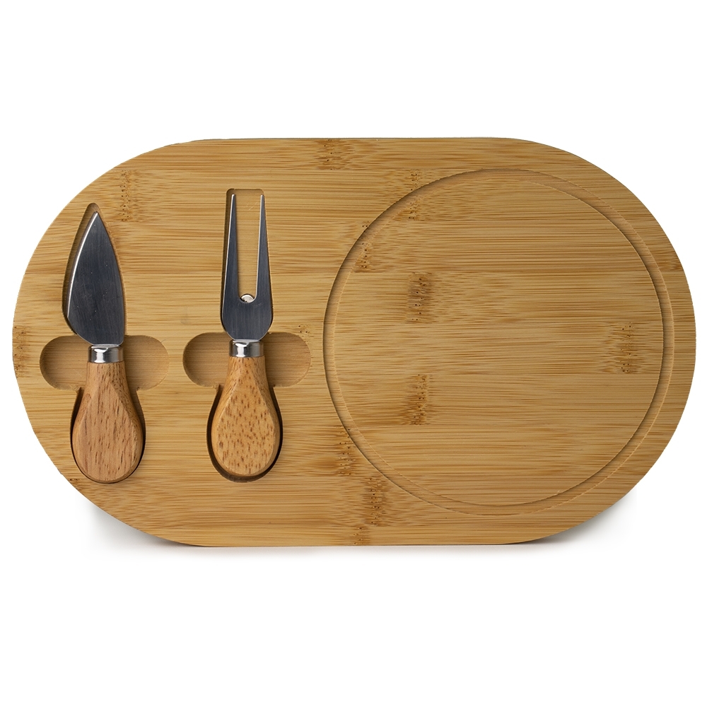 KIT QUEIJO 3 PEÇAS SPX-15038-MAD NA COR MADEIRA