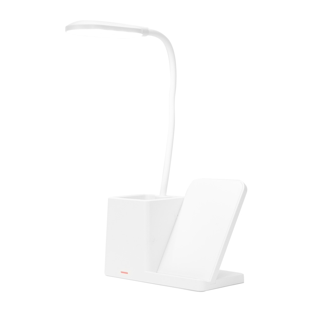 LUMINÁRIA LED COM CARREGAMENTO VIA INDUÇÃO E PORTA-CANETA SPX-15234-BCO NA COR BRANCO