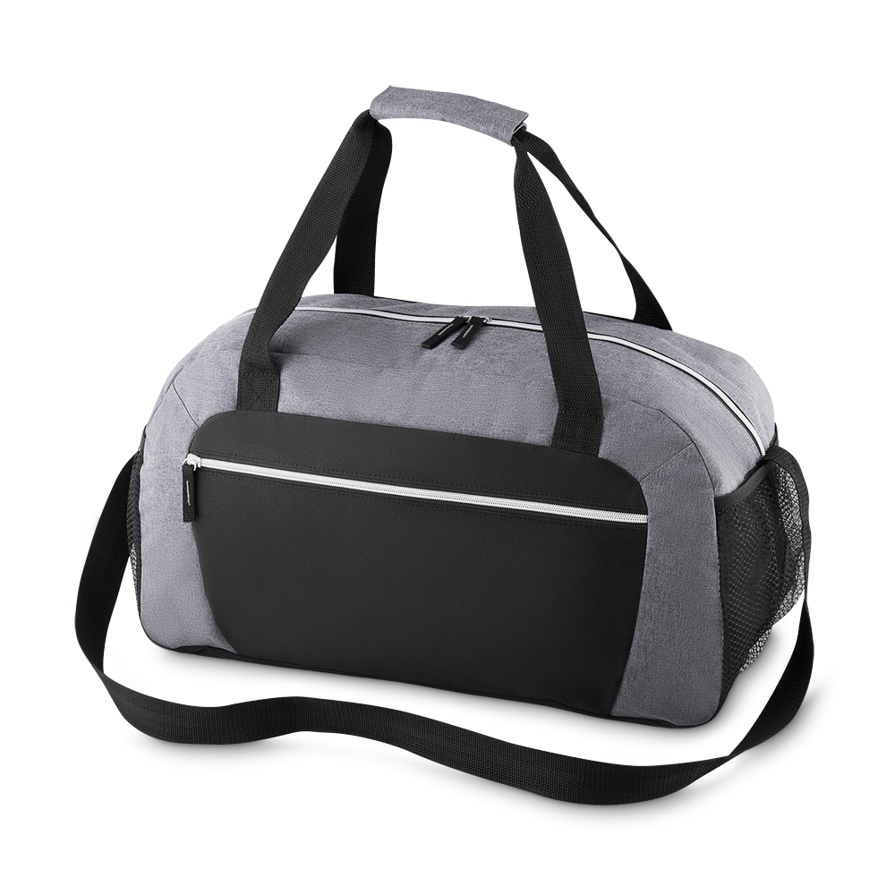 BOLSA ESPORTIVA EM POLIESTER SPX-14045-PRE/CIN NA COR PRETO