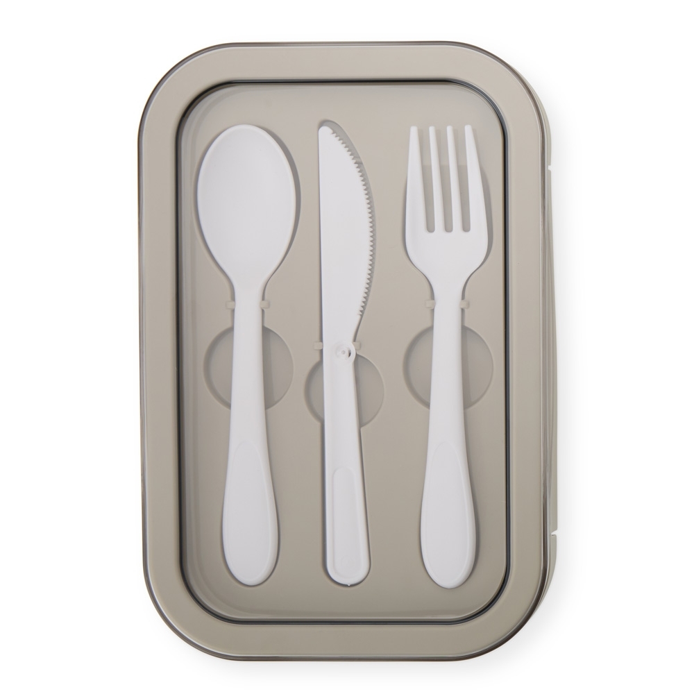 MARMITA HERMÉTICA PLÁSTICA 1L SPX-18858-MAR NA COR MARROM