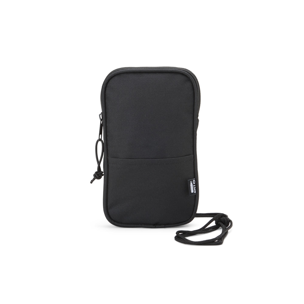 MINI BOLSA TRANSVERSAL DE RPET 1L SPX-08064-PRE NA COR PRETO