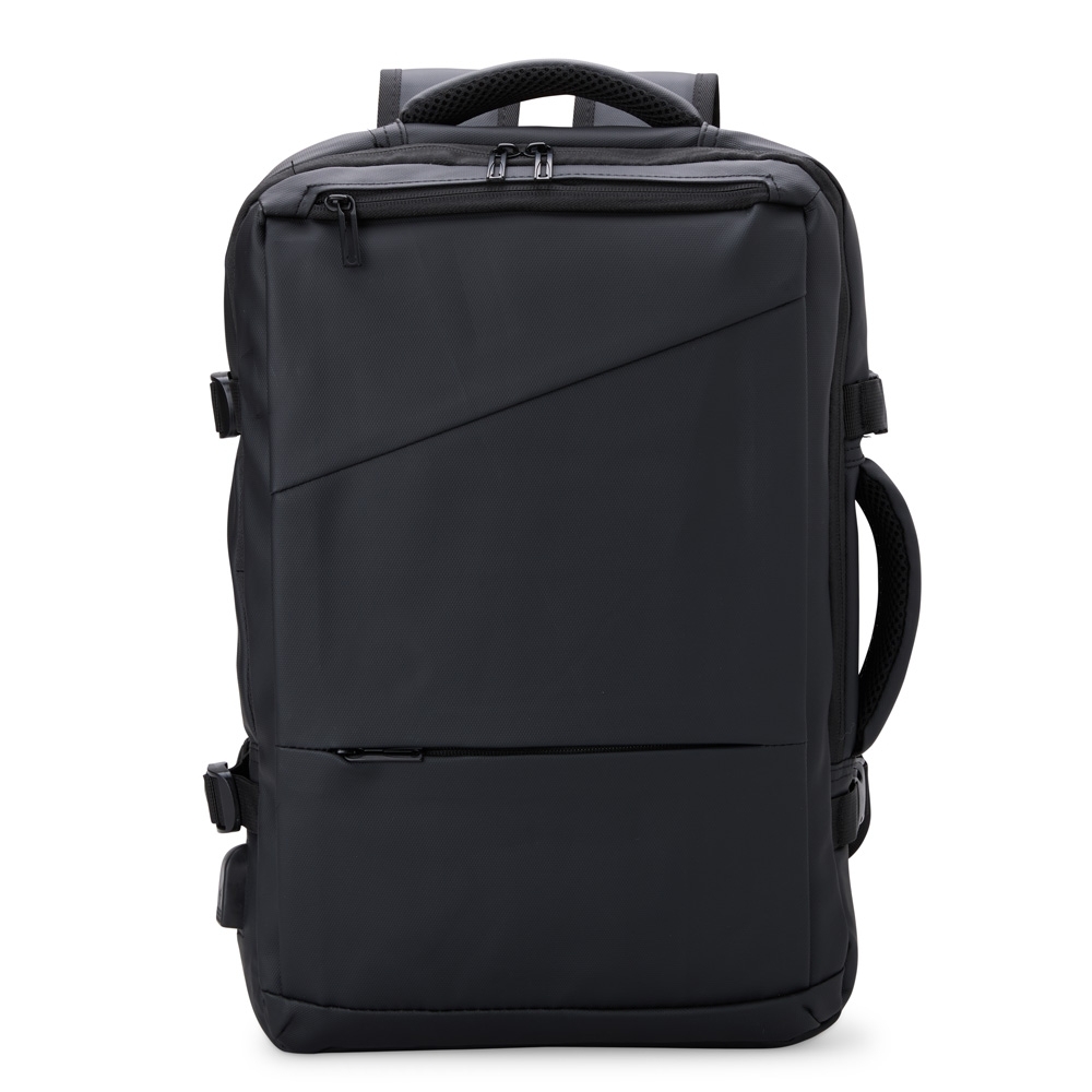 MOCHILA DE COURO SINTÉTICO 36 LITROS SPX-08084-PRE NA COR PRETO