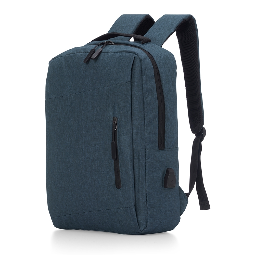 MOCHILA DE NYLON USB 21L SPX-11329-AZU NA COR AZUL