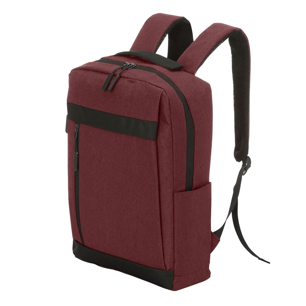 MOCHILA DE NYLON USB 20L SPX-01325-VM NA COR VERMELHO