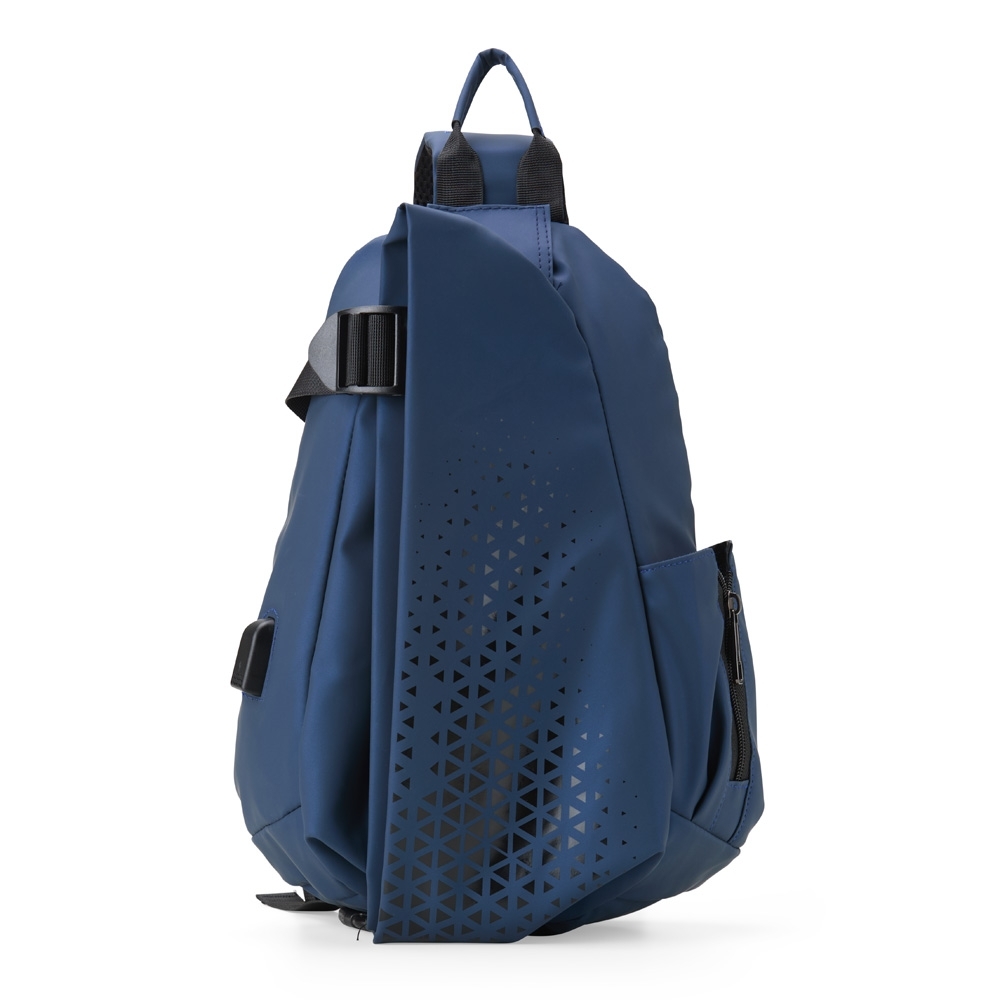 MOCHILA DE OMBRO USB 10L SPX-16019-AZU NA COR AZUL