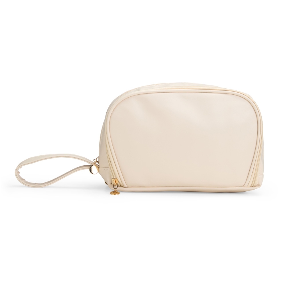 NÉCESSAIRE DE COURO SINTÉTICO SPX-18901-BCO NA COR BRANCO