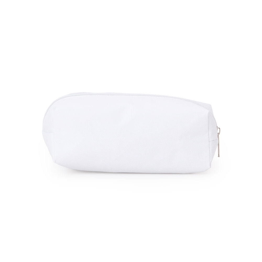 NECESSAIRE DE NYLON RETANGULAR SPX-13617-BCO NA COR BRANCO