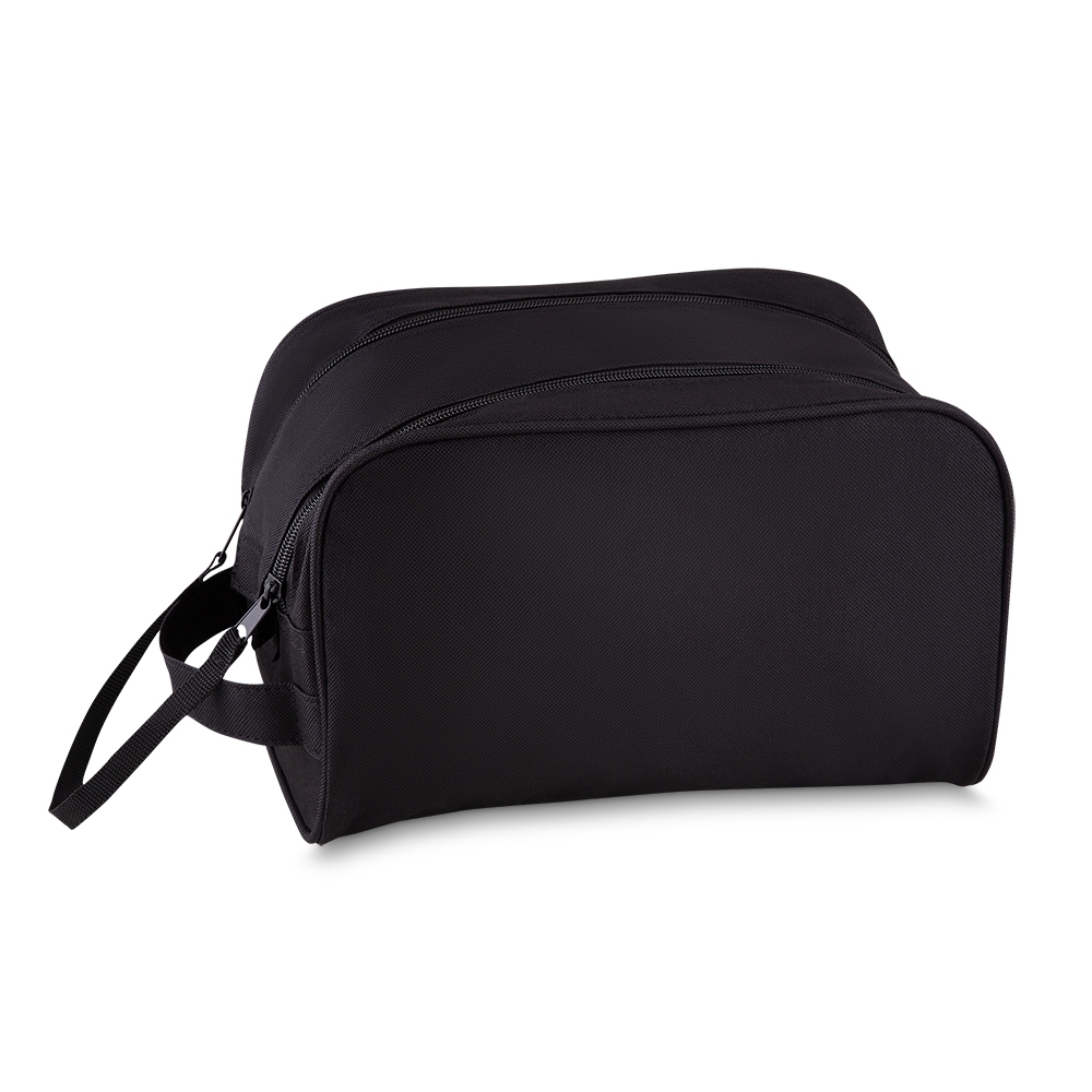 NECESSAIRE EM POLIESTER SPX-13983-PRE NA COR PRETO