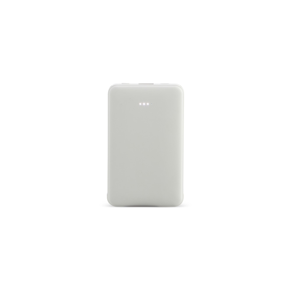 POWER BANK PLÁSTICO 5.000MAH SPX-05089-BCO NA COR BRANCO