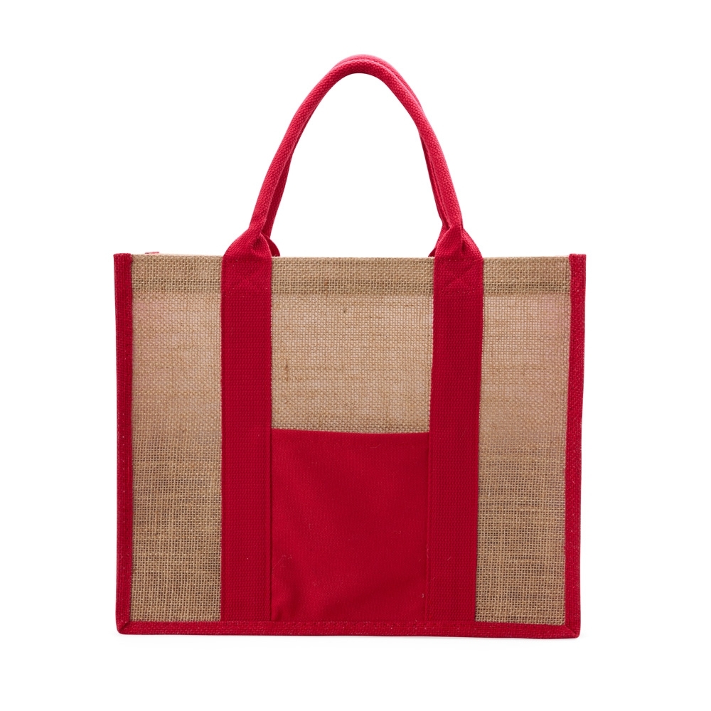 SACOLA DE LINHO SPX-08074-VM NA COR VERMELHO