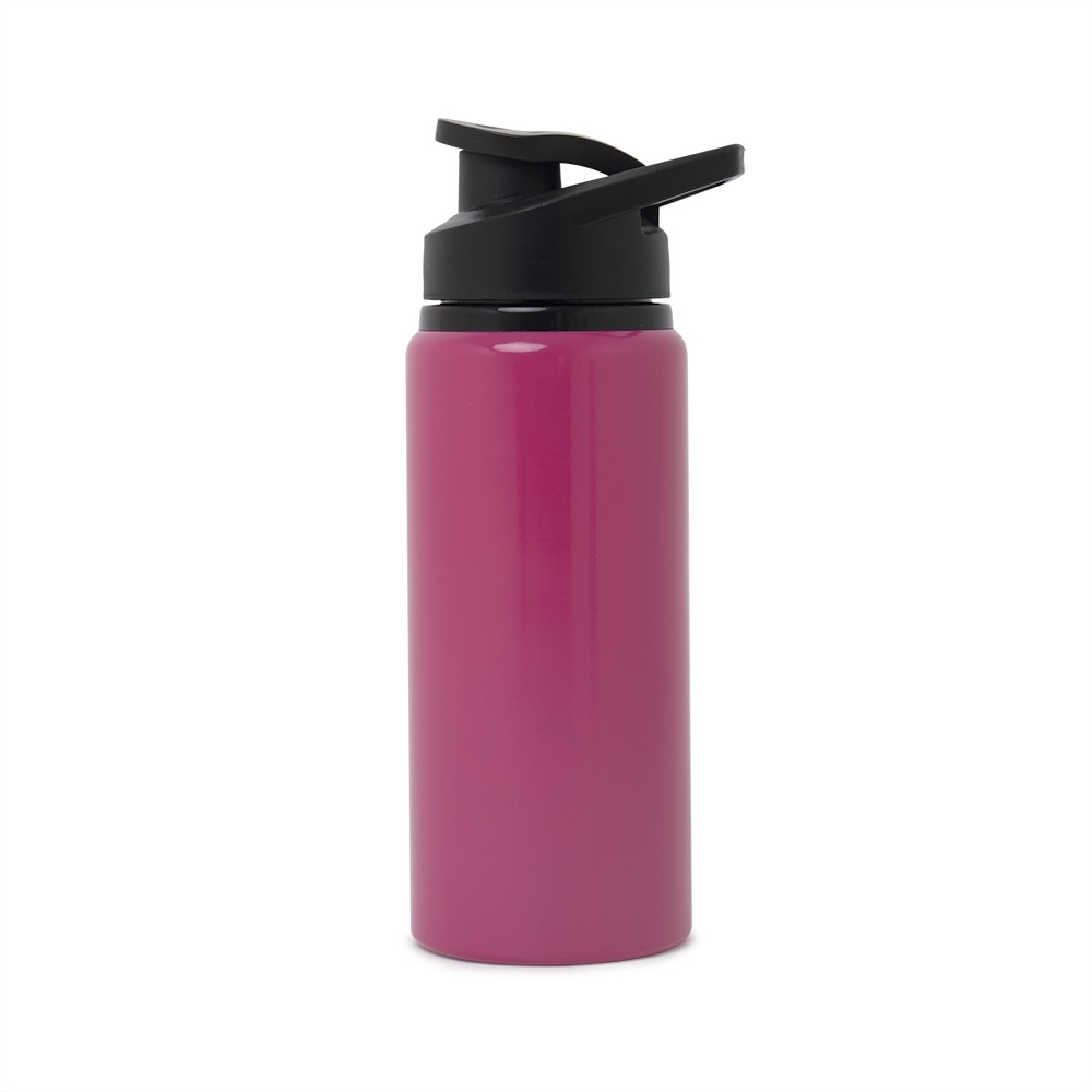 SQUEEZE ALUMINIO BRILHANTE 650ML SPX-12487B-RSE NA COR ROSA