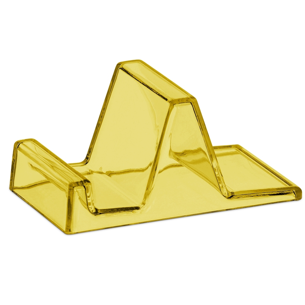 SUPORTE P/ CELULAR EM ACRILICO SPX-01093-AMA/TRA NA COR AMARELO