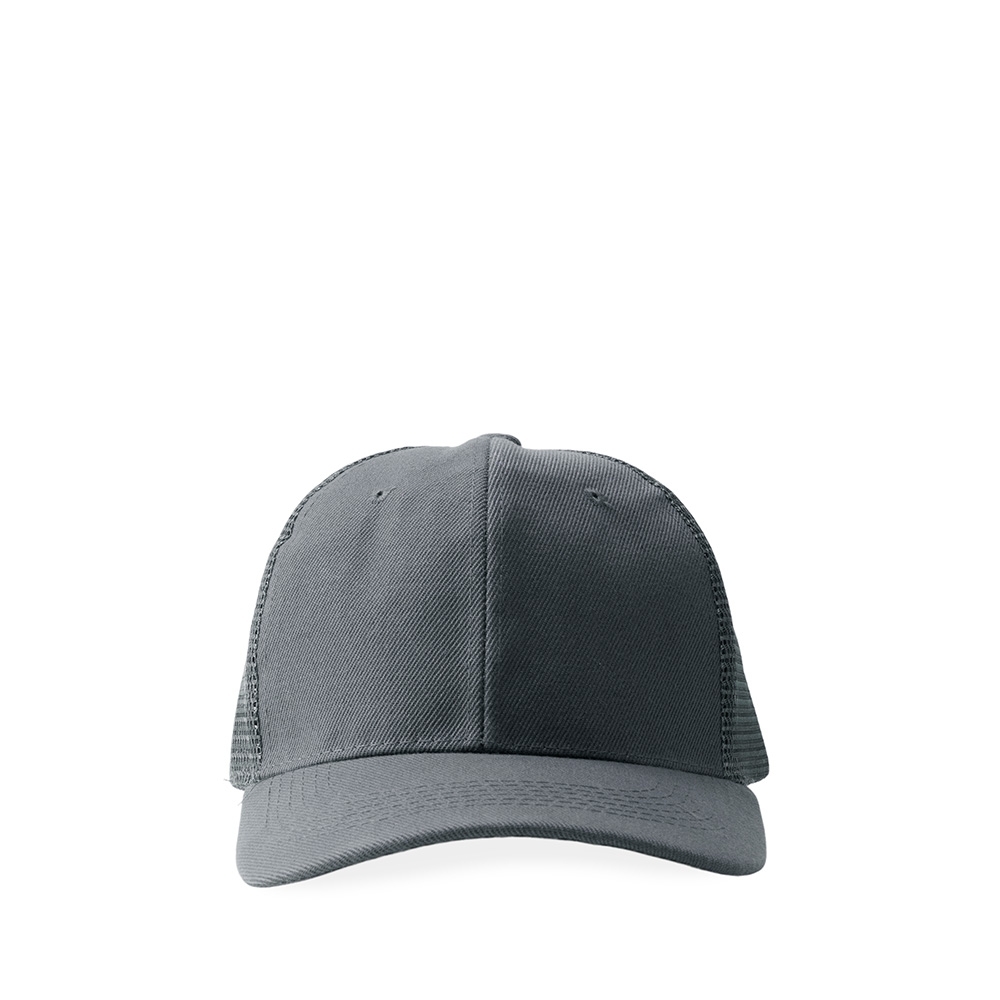 BONÉ POLIÉSTER ABA CURVA COM TELA SPX-18986-CIN NA COR CINZA