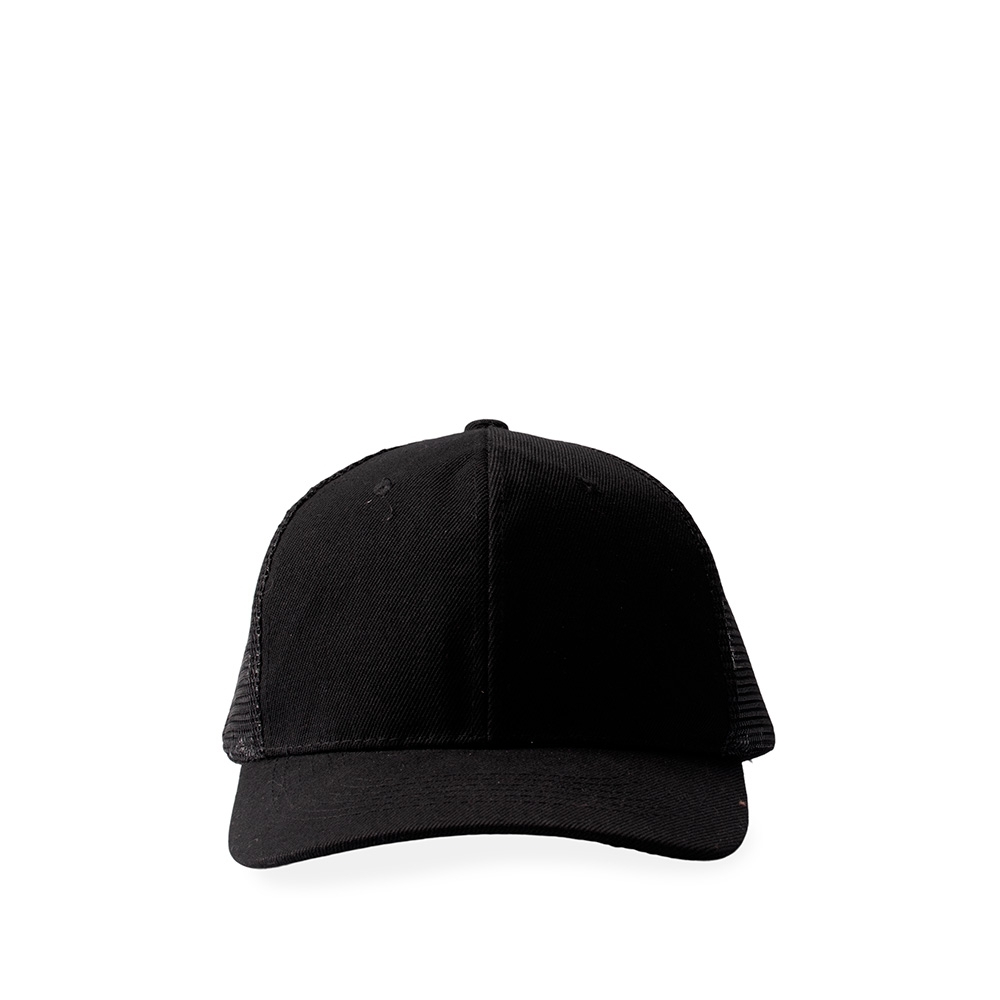 BONÉ POLIÉSTER ABA CURVA COM TELA SPX-18986-PRE NA COR PRETO