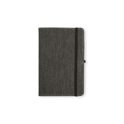 CADERNETA EM LINHO SPX-15314-PRE NA COR PRETO