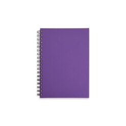 CADERNO CAPA EMBORRACHADA SPX-13708-ROX NA COR ROXO